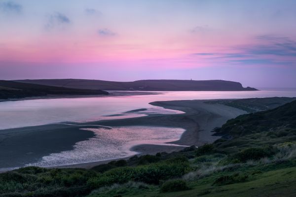 Camel Estuary in twilight